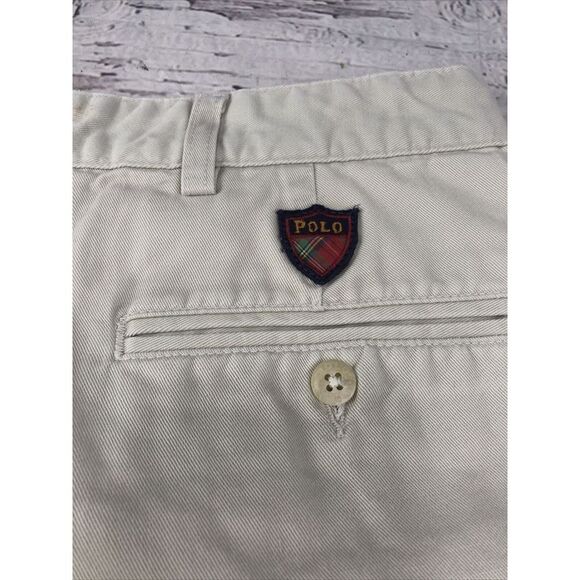 Polo Golf Shorts Men's Sz 36 Pleated Fairway Short Ralph Lauren Beige - Picture 8 of 9